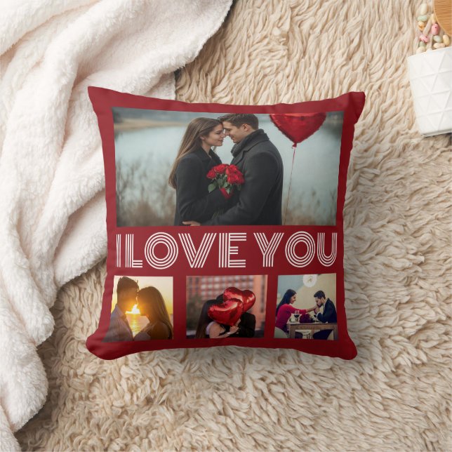 Personalized Valentine’s Day Love Throw Pillow (Blanket)