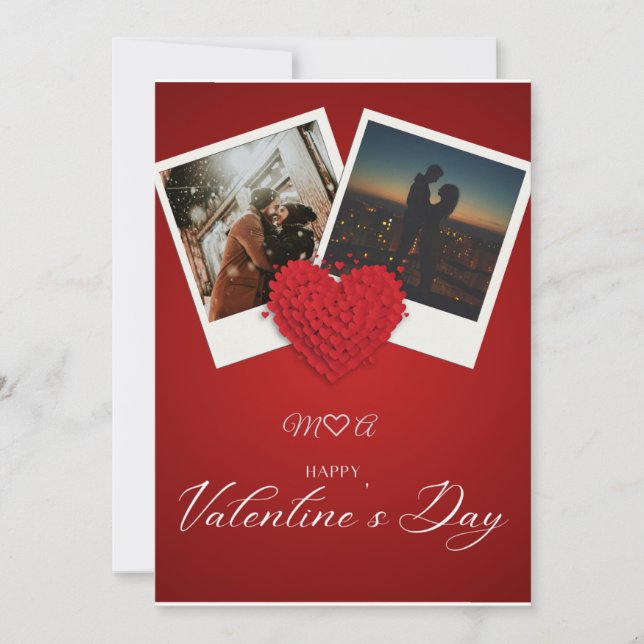 Personalized Valentine’s Day Photo Card | Custom L (Front)