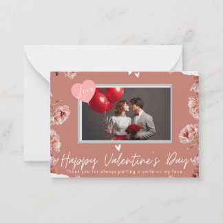 Personalized Valentine’s Day Photo Card | Romantic