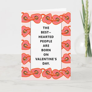 personalized Valentine's Day Birthday Card