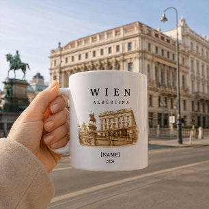Personalized Vienna Albertina Mug Name & Year