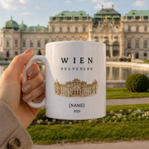 Personalized Vienna Belvedere Mug | Name & Year