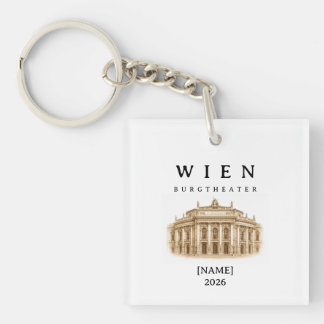 Personalized Vienna Burgtheater | Name & Year Key Ring