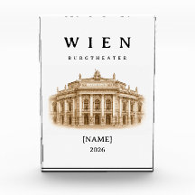 Personalized Vienna Burgtheater | Name & Year