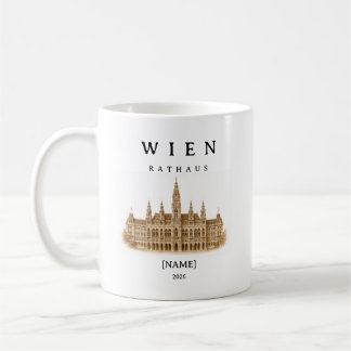 Personalized Vienna City Hall Mug | Name & Year
