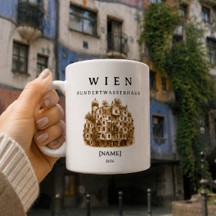 Personalized Vienna Hundertwasser House Mug
