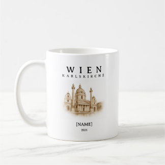 Personalized Vienna Karlskirche Mug | Name & Yes