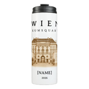 Personalized Vienna Museumsquartier Name & Year Thermal Tumbler