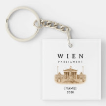 Personalized Vienna Parliament | Name & Year