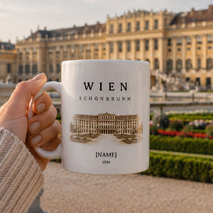 Personalized Vienna Schoenbrunn   Name & Year Coffee Mug