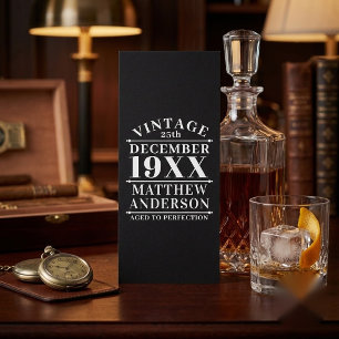 Personalized Vintage Aged to Perfection Rack Card