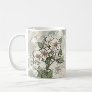 Personalized Vintage Blooms: Sweet Pea Edition Coffee Mug