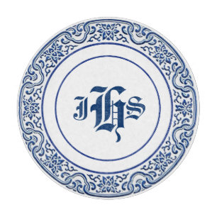 Personalized Vintage Chinoiserie Bird-Flower Art Cutting Board