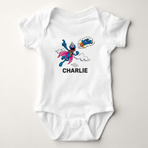 Personalized Vintage Super Grover Baby Bodysuit