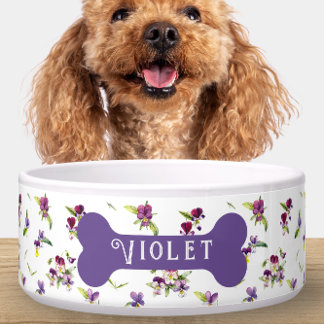 Personalized Violet Purple Floral