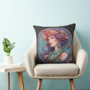 Personalized Virgo Zodiac Cushion