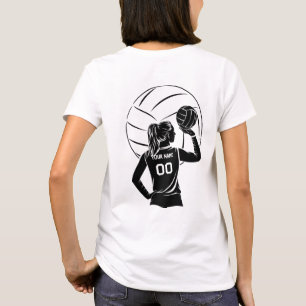 Personalized Volleyball Player Custom Name & Numbe T-Shirt
