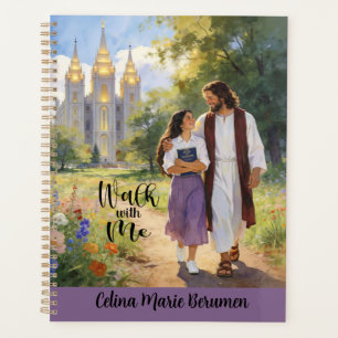 Personalized 'Walk with Me' Christian LDS Planner3 Planner