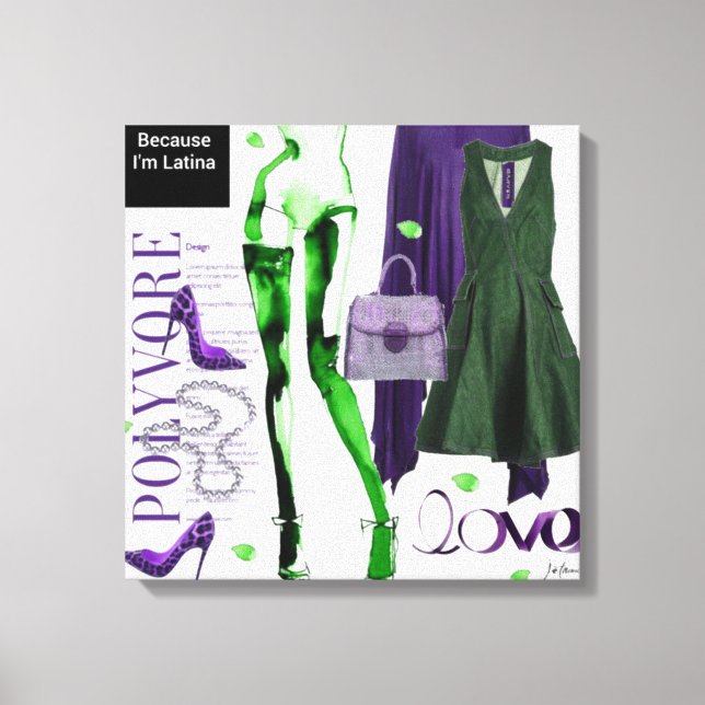 Personalized Wall Art: Gift of Love Canvas Print (Front)