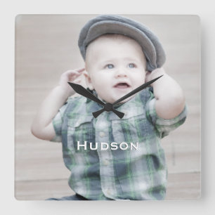 Personalized Wall Clock Baby Photo