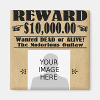 Personalized Wanted Dead or Alive