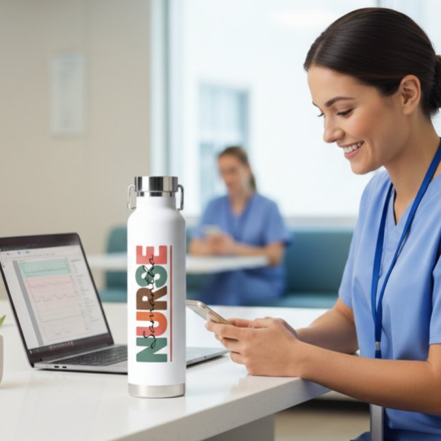 Personalized Water Bottle for School Nurses (Creator Uploaded)
