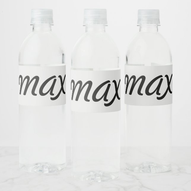 personalized water bottle label (Bottles)