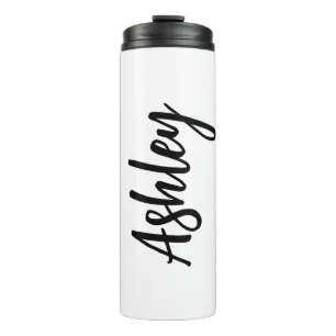 Personalized Water Bottle with Straw – Custom Name