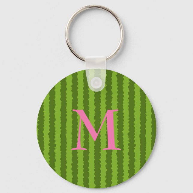 Personalized Watermelon Key Ring (Front)