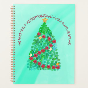 PERSONALIZED WE WISH YOU A MERRY CHRISTMAS PLANNER