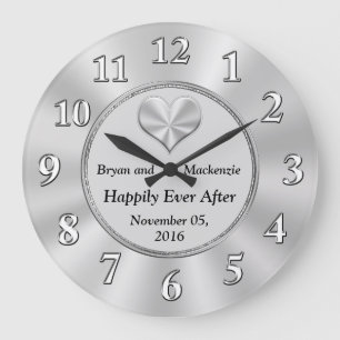 Personalized Wedding Anniversary Gift Ideas CLOCK