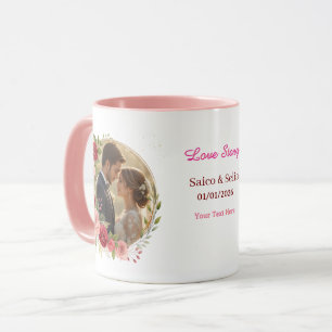 Personalized Wedding Anniversary Mug 