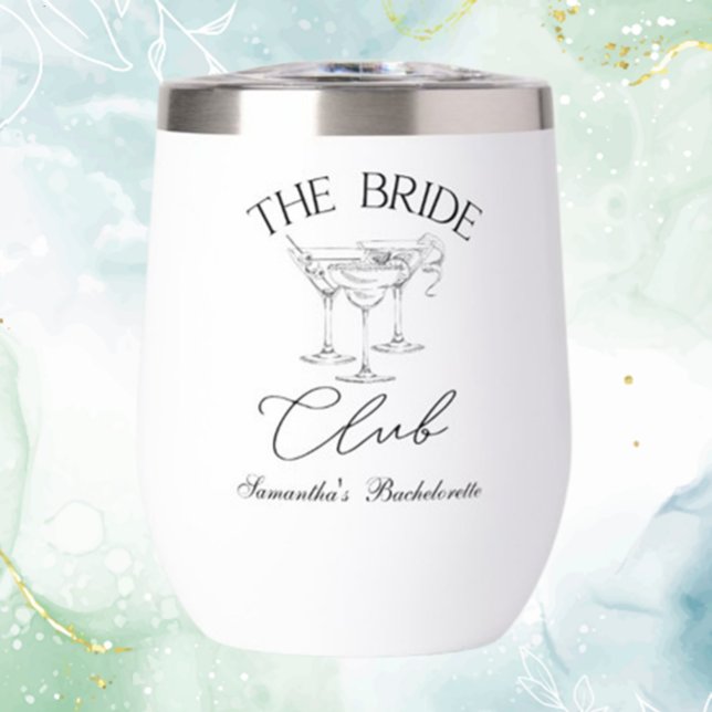  Personalized Wedding Bride Thermal Wine Tumbler (Celebrate your special day with a personalized wedding bride thermal wine tumbler)