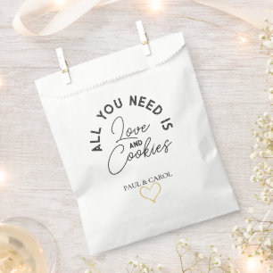 Personalized Wedding Favor Bags cookies
