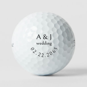 Personalized Wedding Favor Titleist Pro V1 Golf Balls