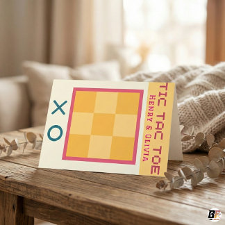 Personalized Wedding Kids Activity Game Card