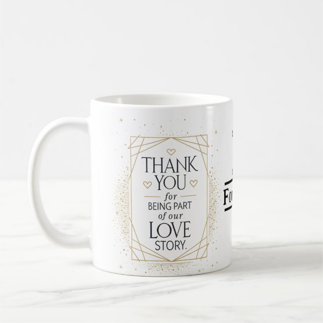 Personalized Wedding Mug  (Left)
