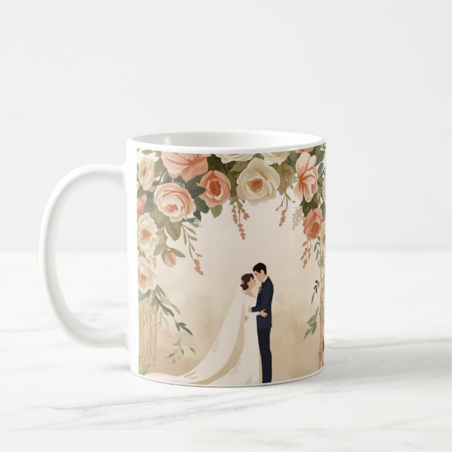 Personalized Wedding Mug  (Left)