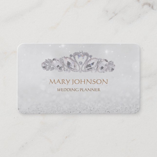 Personalized Wedding Planner Business Cart Business Card (Front)