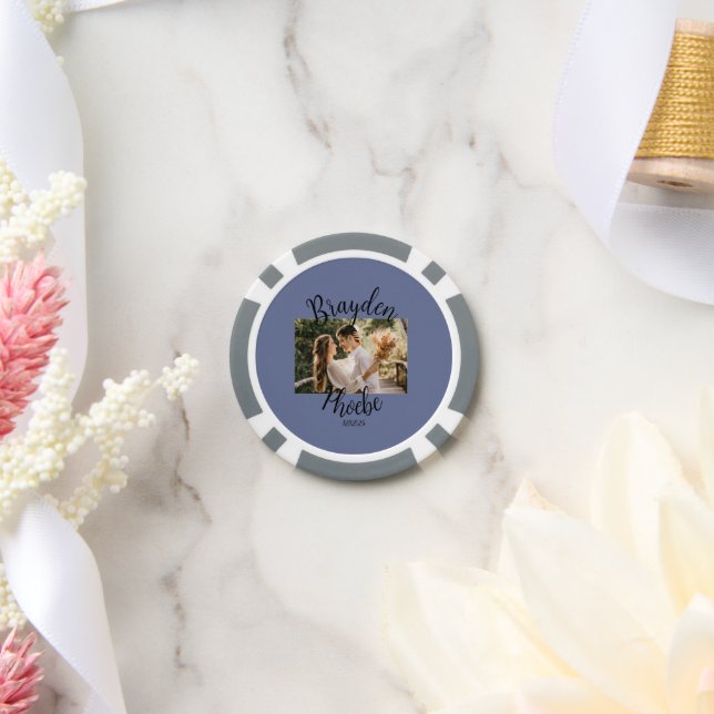 Personalized Wedding Poker Chips (Wedding)