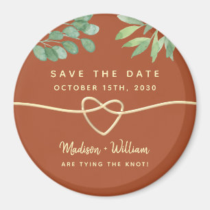 Personalized Wedding Save The Date Invitation Magnet