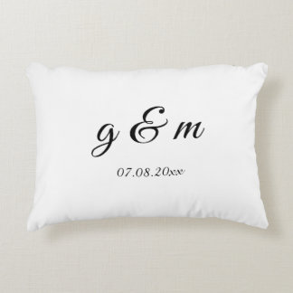 Personalized Wedding Throw Pillow – Custom Script 