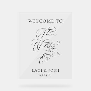 Personalized Wedding Welcome Sign Custom Welcome