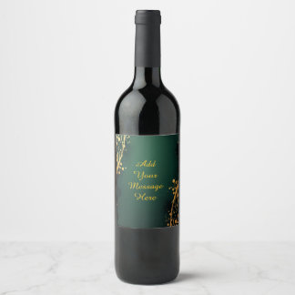 Personalized Wedding Wine Bottle Label