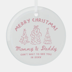 Personalized Whimsical Baby Announcement Ornament
