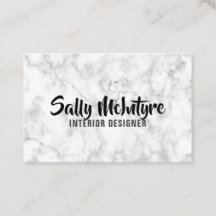 Personalized "White Marble" (UK/Euro)