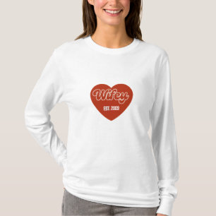 Personalized Wifey Shirt with Anniversary Year