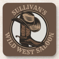 Personalized Wild West Saloon Western Cowboy Boots