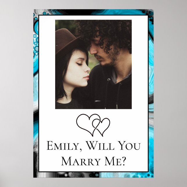 Personalized Will  You Marry Me   Poster (Front)