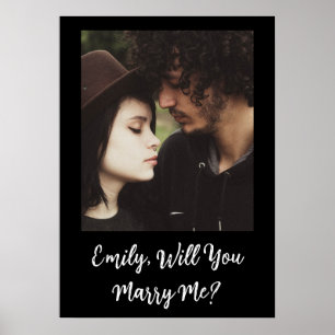 Personalized Will You Marry Me Poster